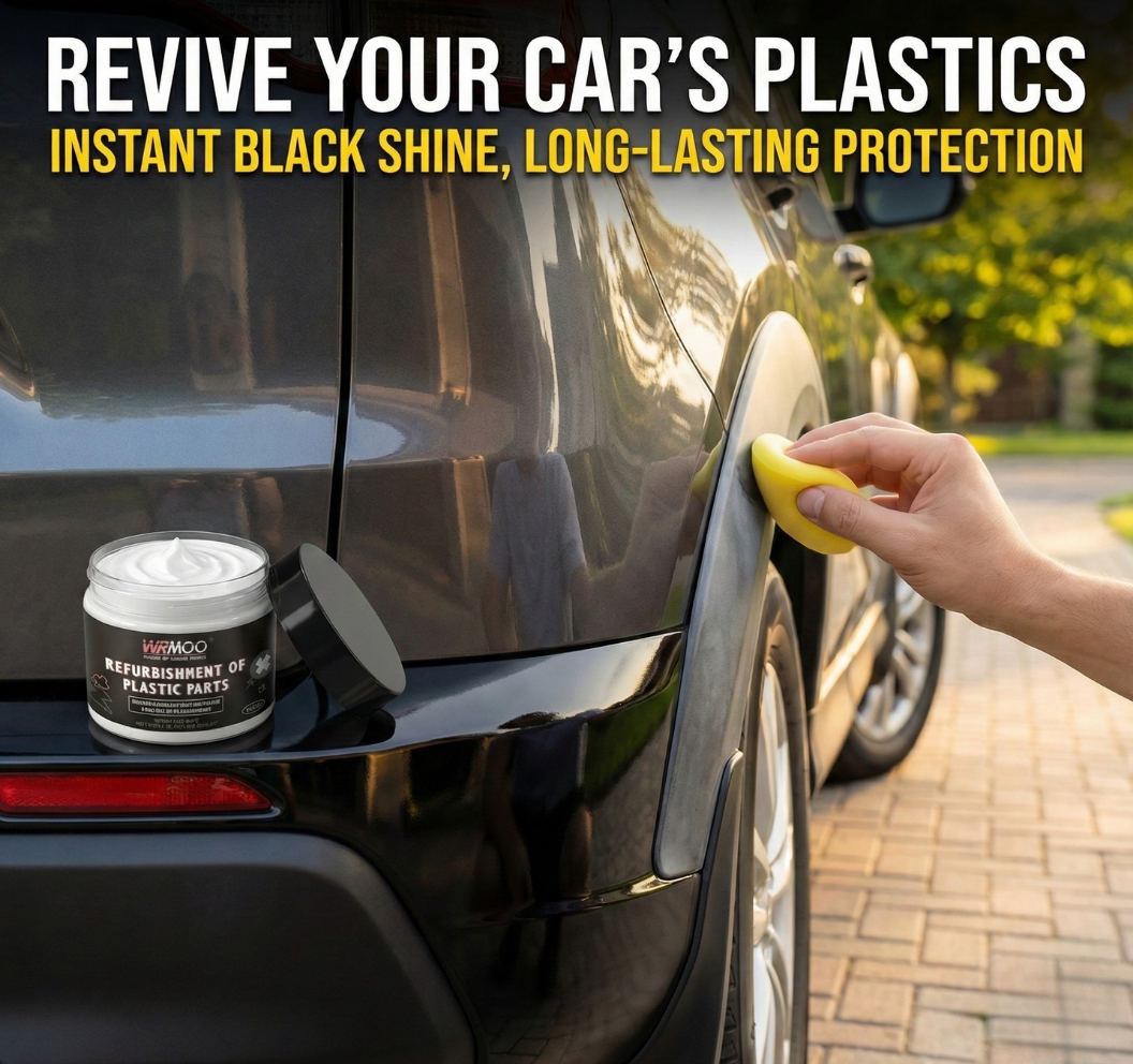 WRMOO Professional Car Restoration Kit: Plastic Restorer & Leather Repair