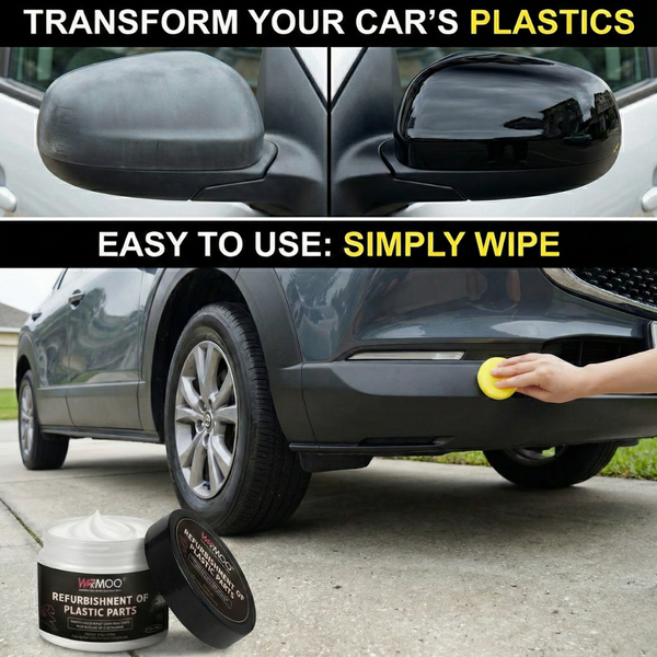 WRMOO Professional Car Restoration Kit: Plastic Restorer & Leather Repair