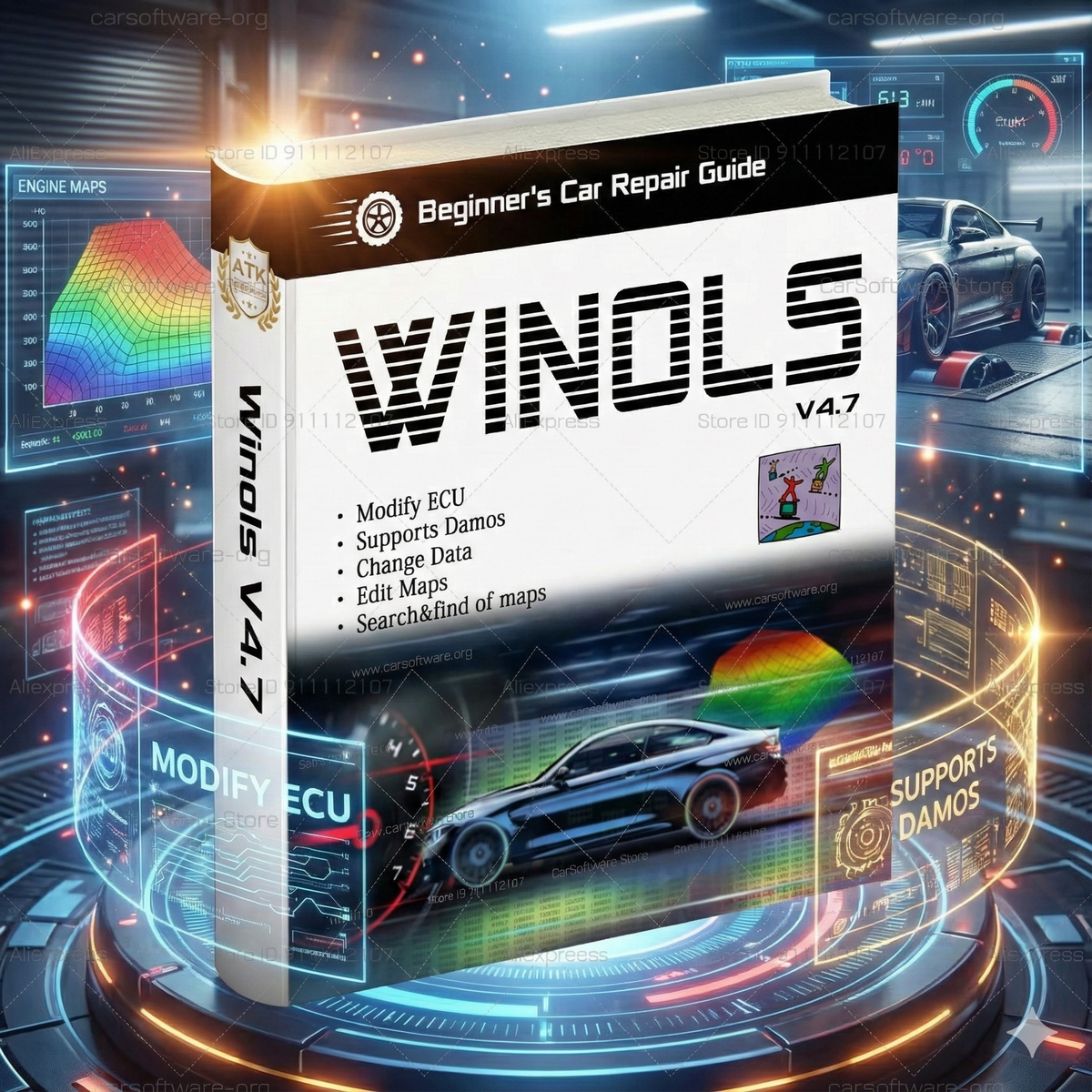 WinOLS 4.7 Professional ECU Tuning Software | Native Windows 10/11 Support (No VM Required)