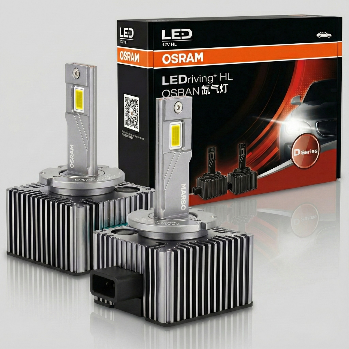 OSRAM D1S/D3S LED Headlight Upgrade Kit – 6000K Pure White | Plug & Play Xenon Replacement (Pair)