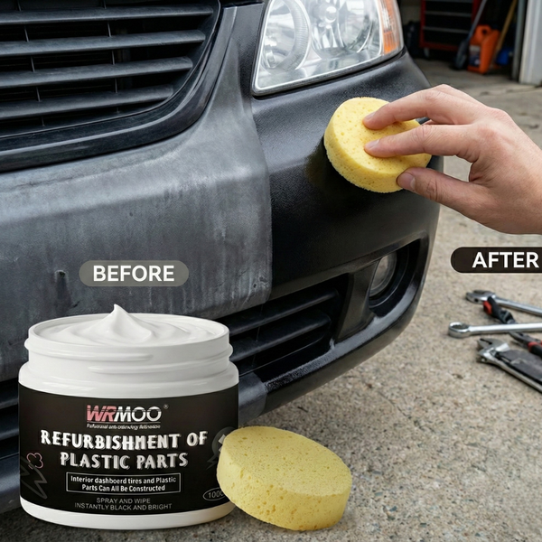 WRMOO Professional Car Restoration Kit: Plastic Restorer & Leather Repair
